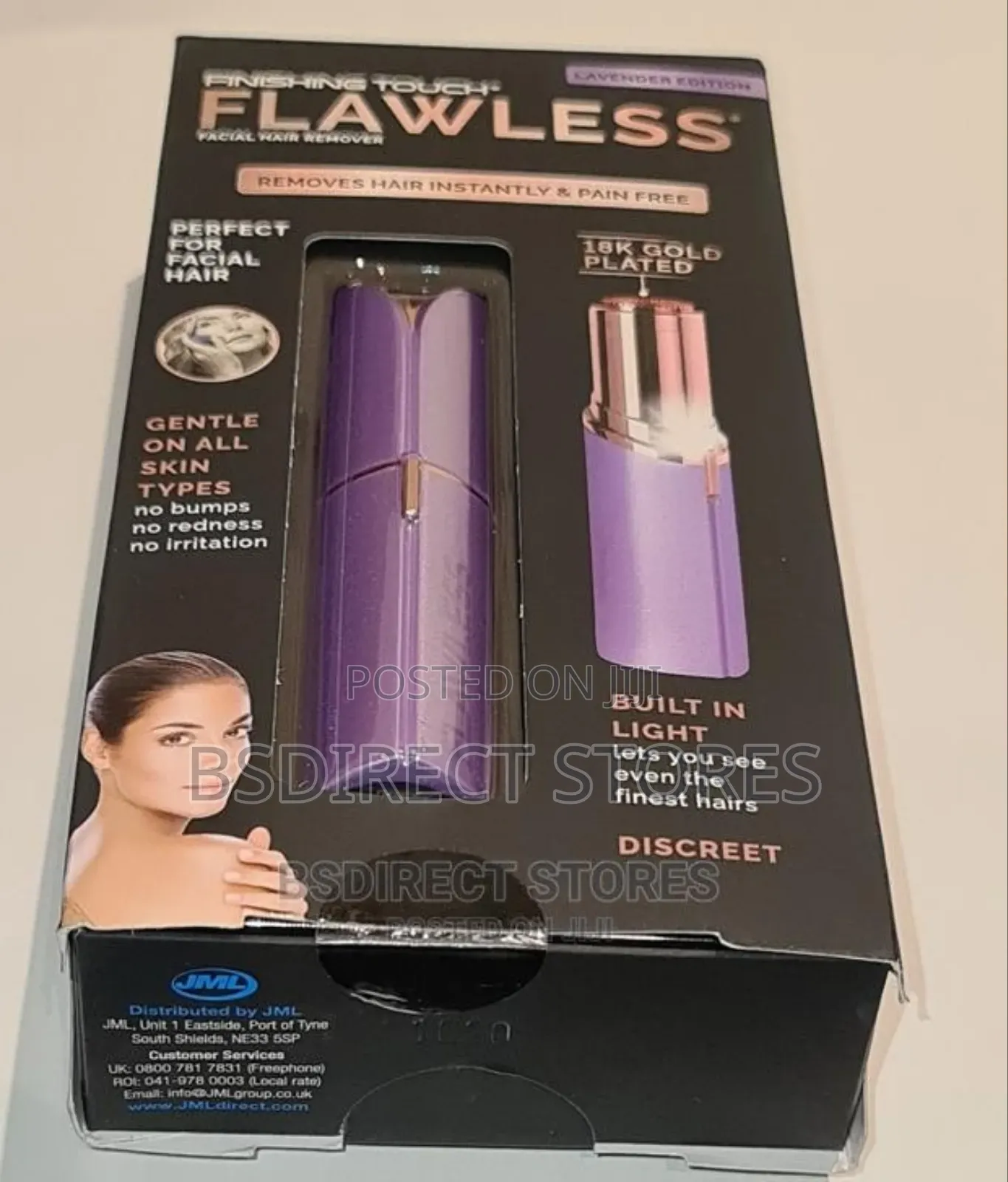 JML LAVENDER Finishing Touch Flawless Discreet Hair Remover