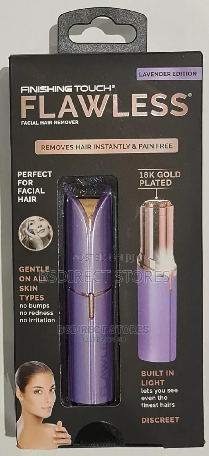 JML LAVENDER Finishing Touch Flawless Discreet Hair Remover