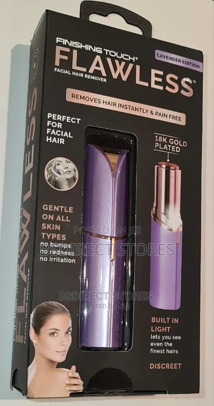 JML LAVENDER Finishing Touch Flawless Discreet Hair Remover