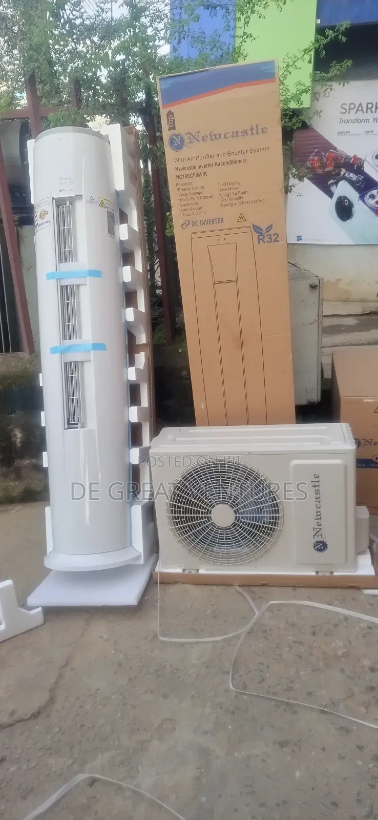 Brand New Newcastle 2ton Inverter Floor Standing Ac✓Copper✓