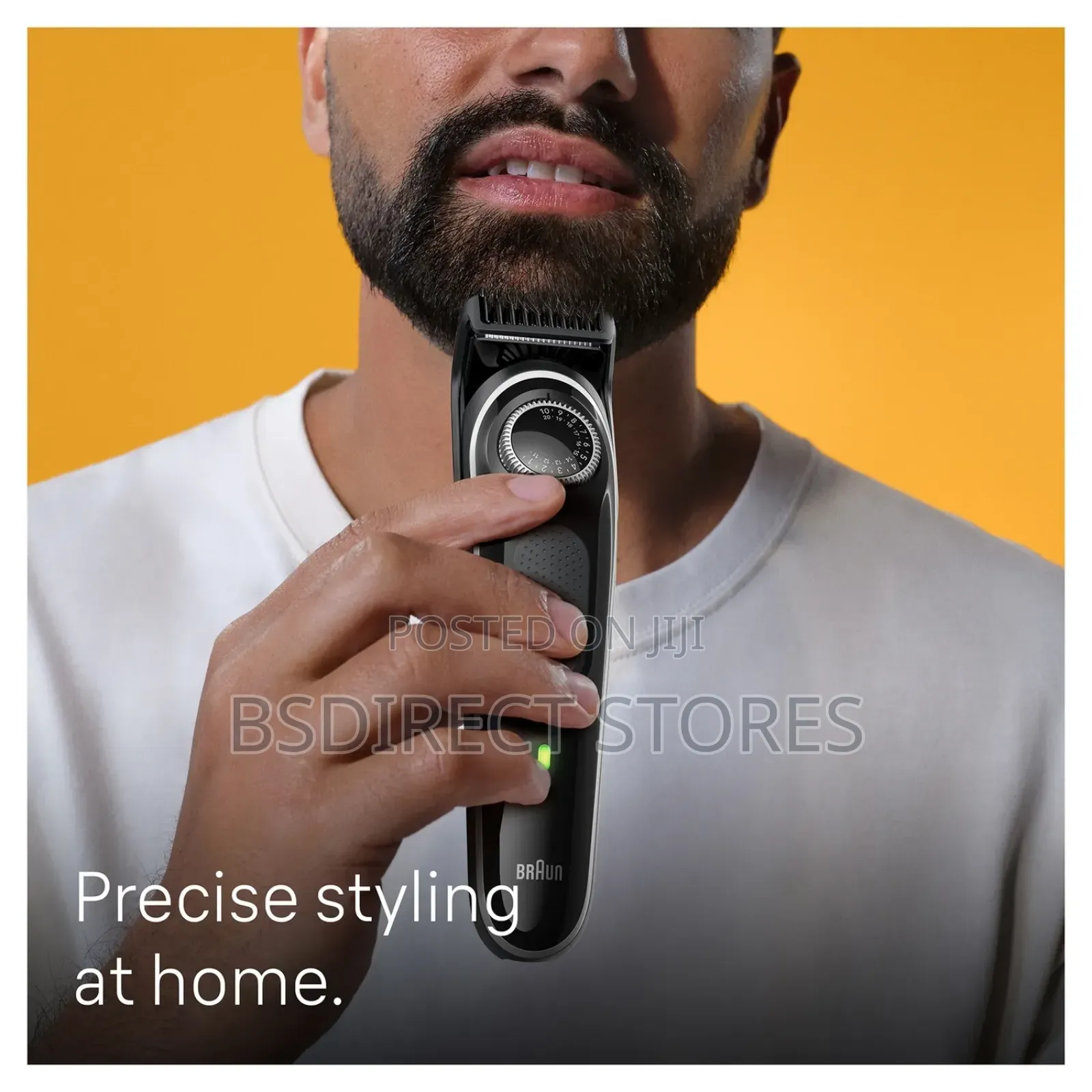Braun Electric Beard Hair Trimmer, 20 Length Settings