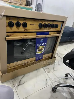 MAXI 60*90 (4+2) WOOD GAS COOKER - 4 Gas, 2 Electric