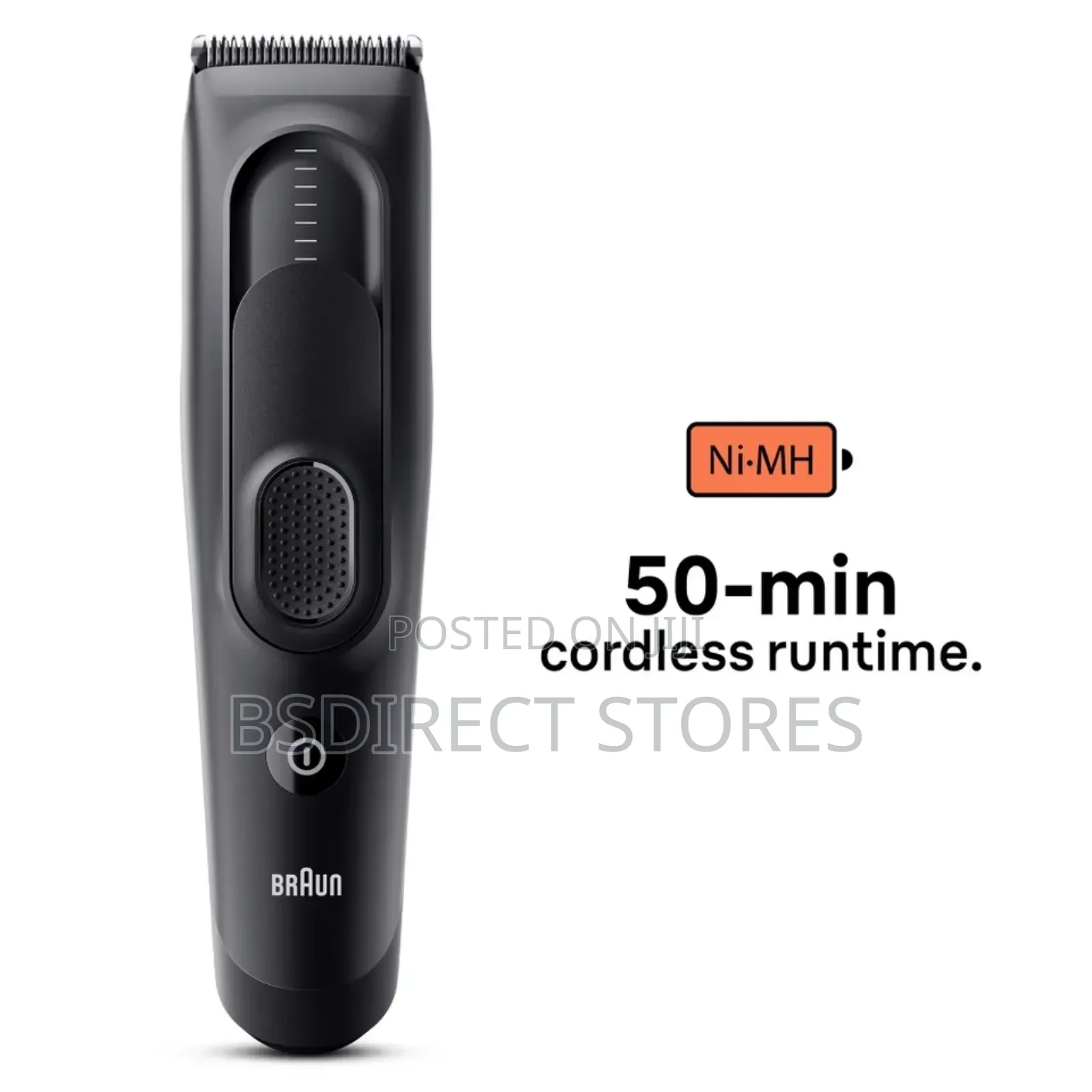 BRAUN Hair Clipper HC5010 With 9 Precise Length Settings