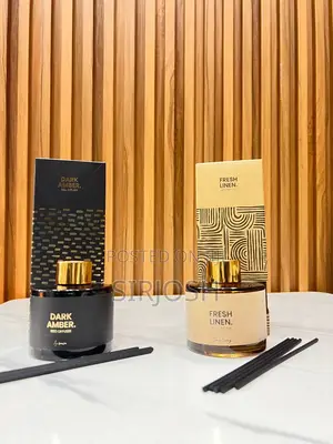 Photo - Fresh Linen/Dark Amber Reed Diffuser