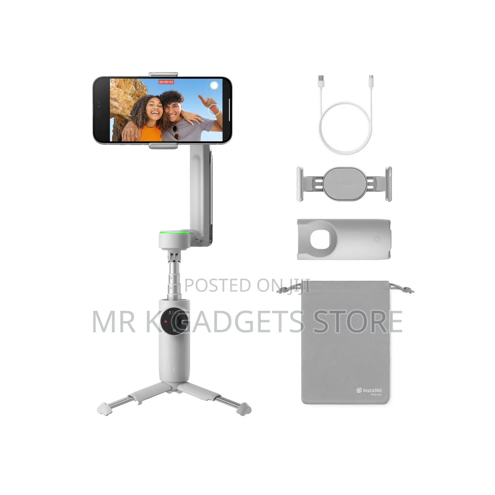 Insta360 Flow Pro - Ai-Powered Gimbal Stabilizer