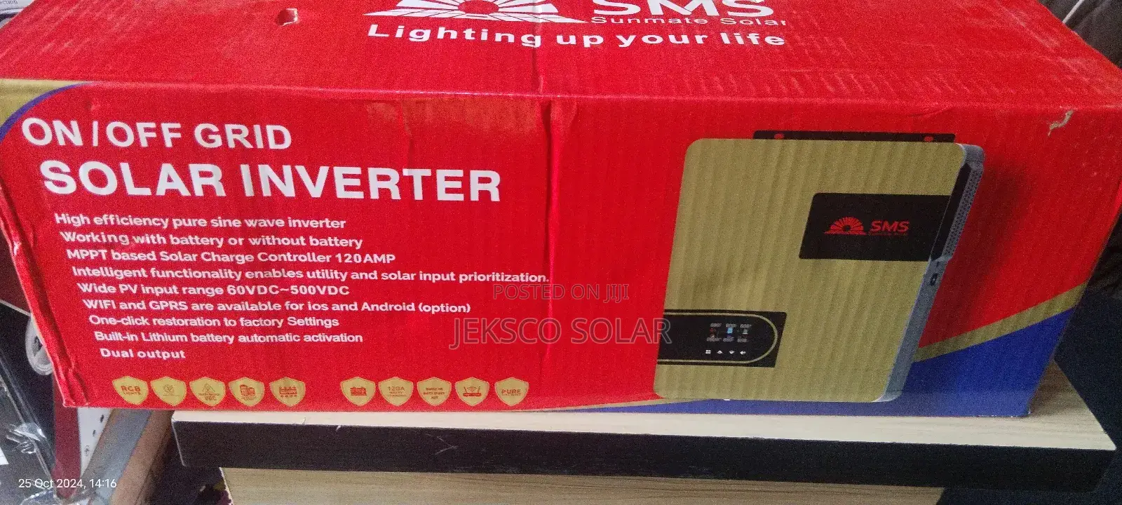 SMS Solar Inverter, 4.2kva, 24v