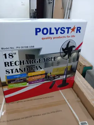 High-Quality-18inches Polystar Rechargeable Fan