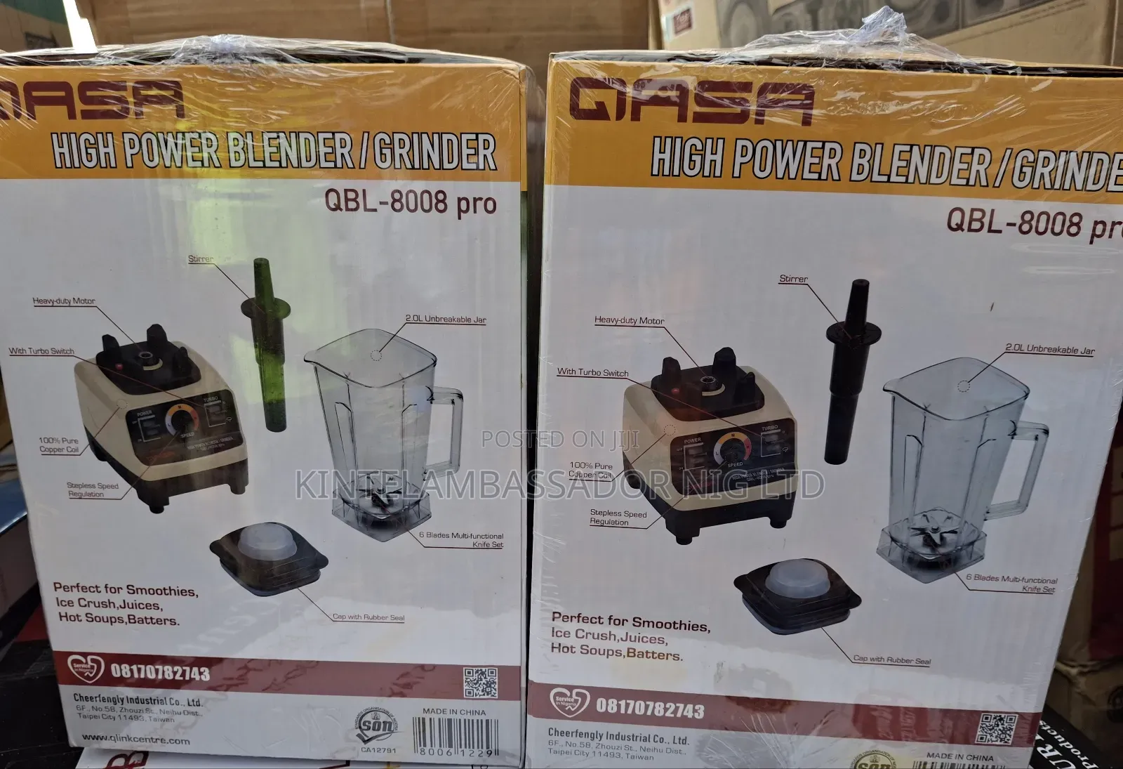 Qasa High Power Blender/Grinder