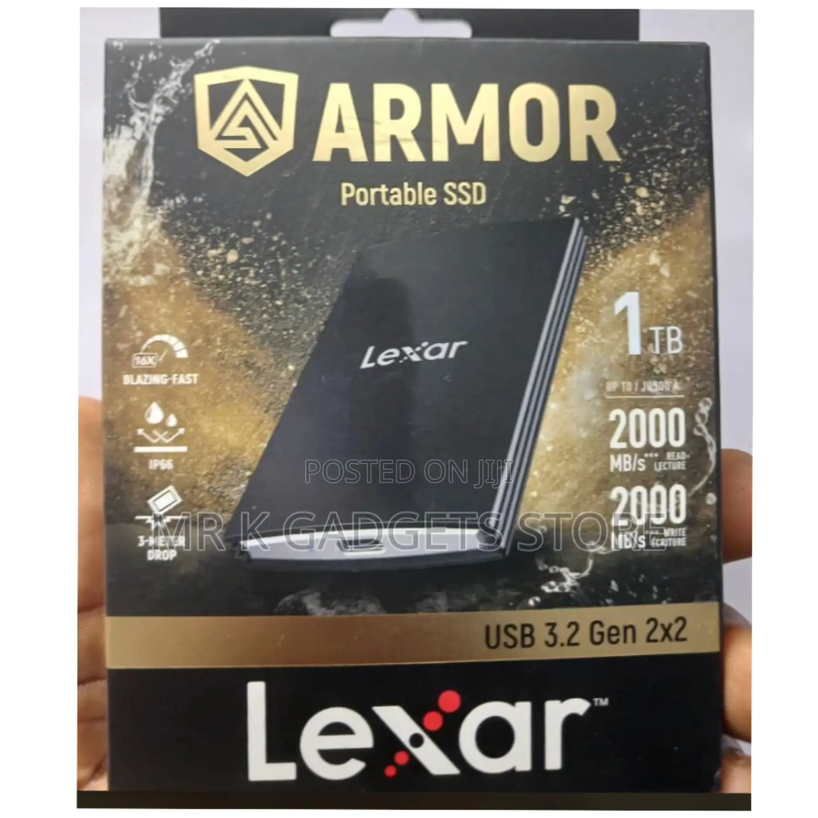 Lexar 1TB Armor 700 Portable SSD