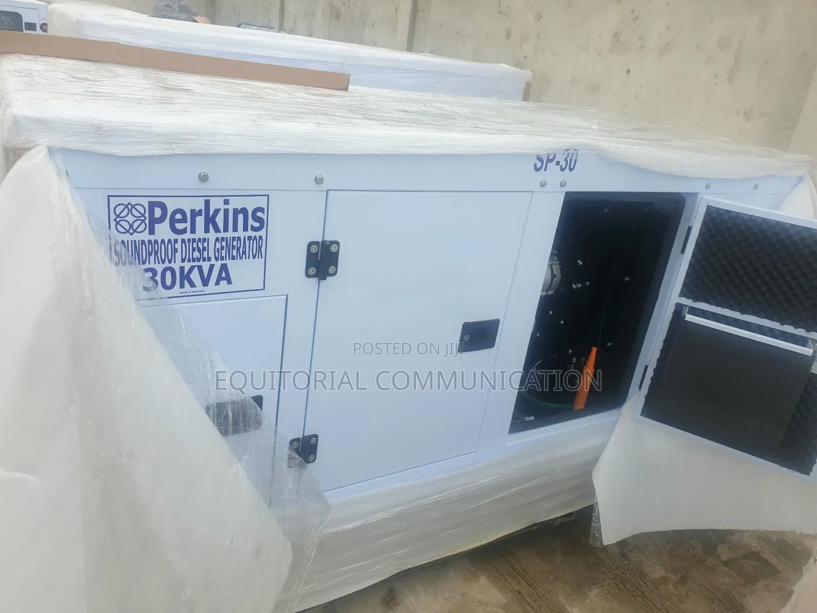 Perkins Soundproof -Low Emission Output Generator - 30KVA
