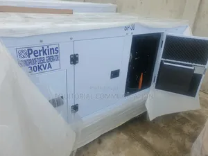 Perkins Soundproof30kva Generator|Indicates Low Fuel Alerts