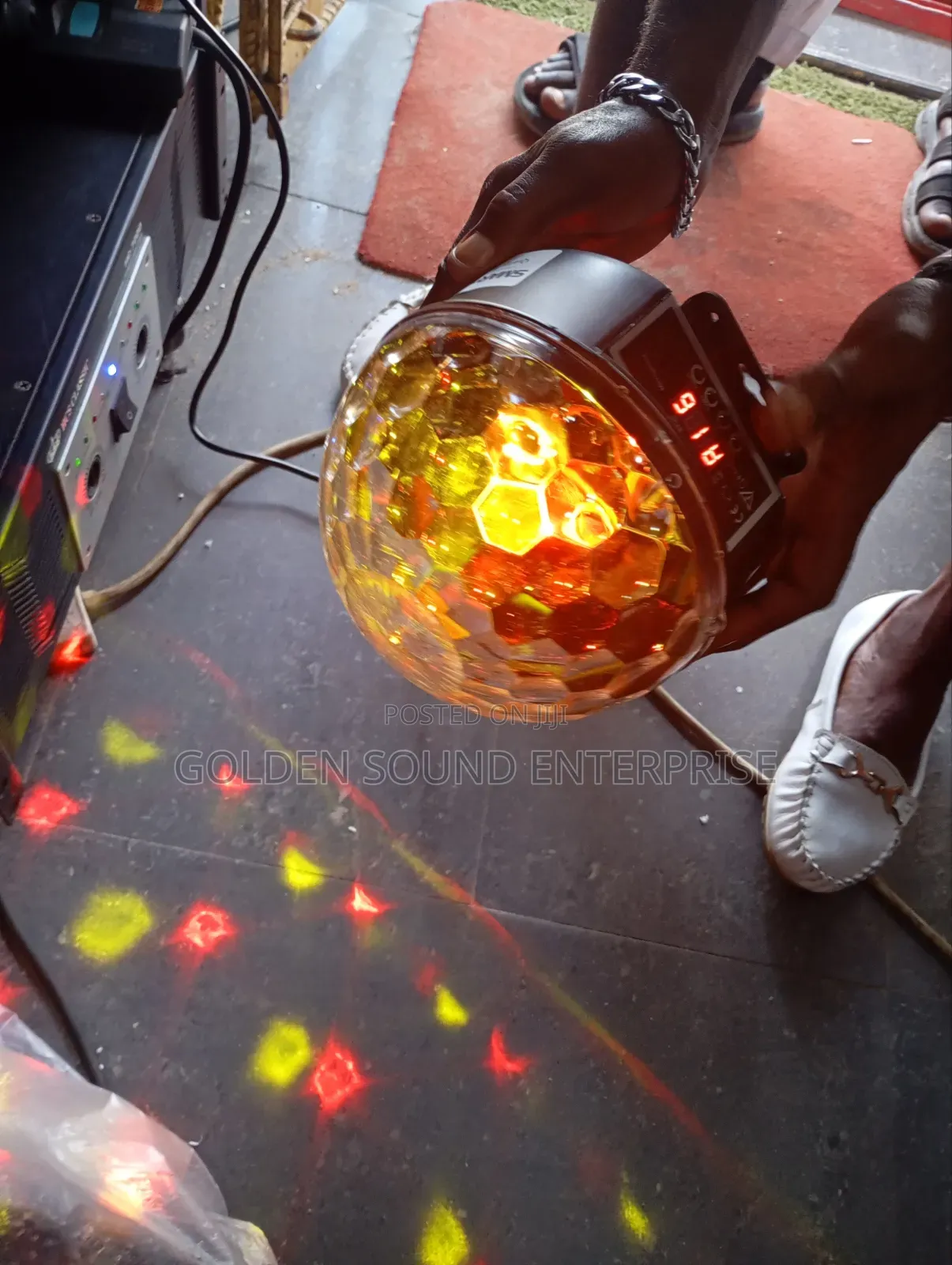 LED Crystal Magic Ball Light
