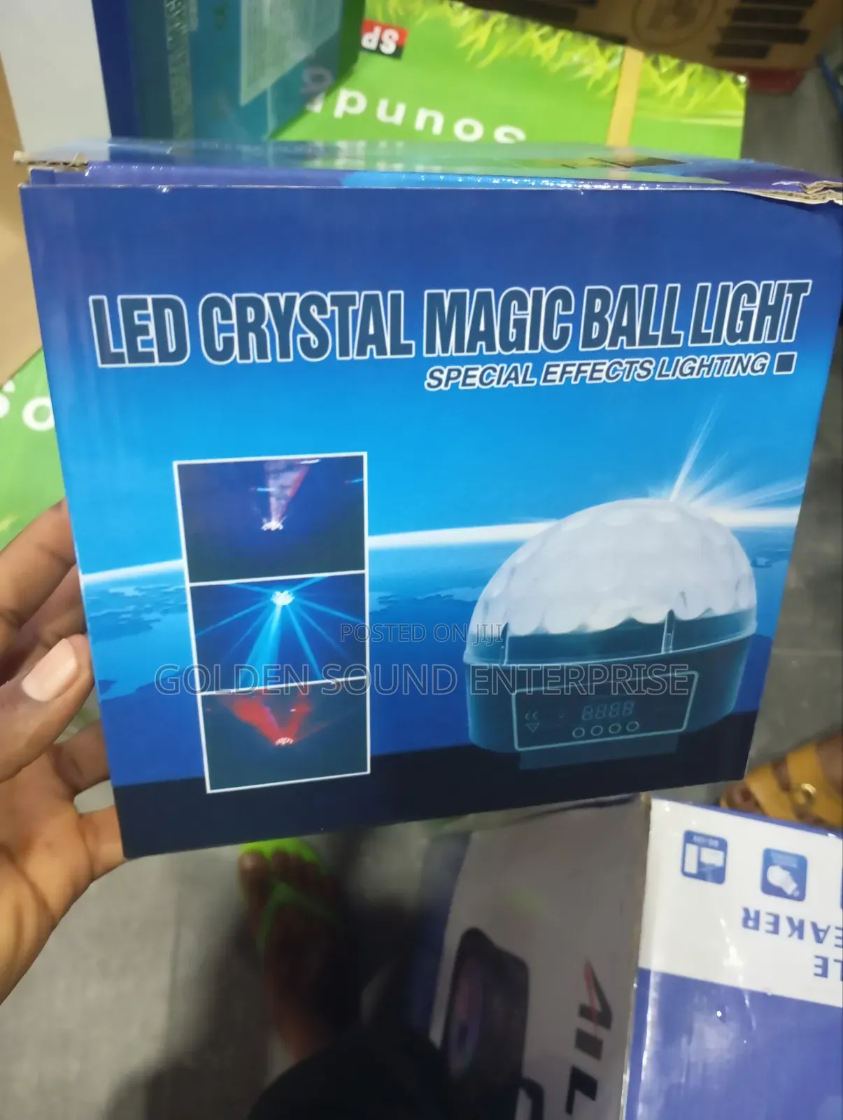 LED Crystal Magic Ball Light
