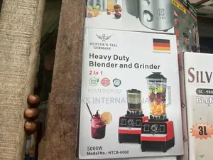 Hunter’S Tail Original 5000watts 2litres Double Cups Blender
