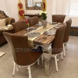 Luxury Dining Set With Marble Top