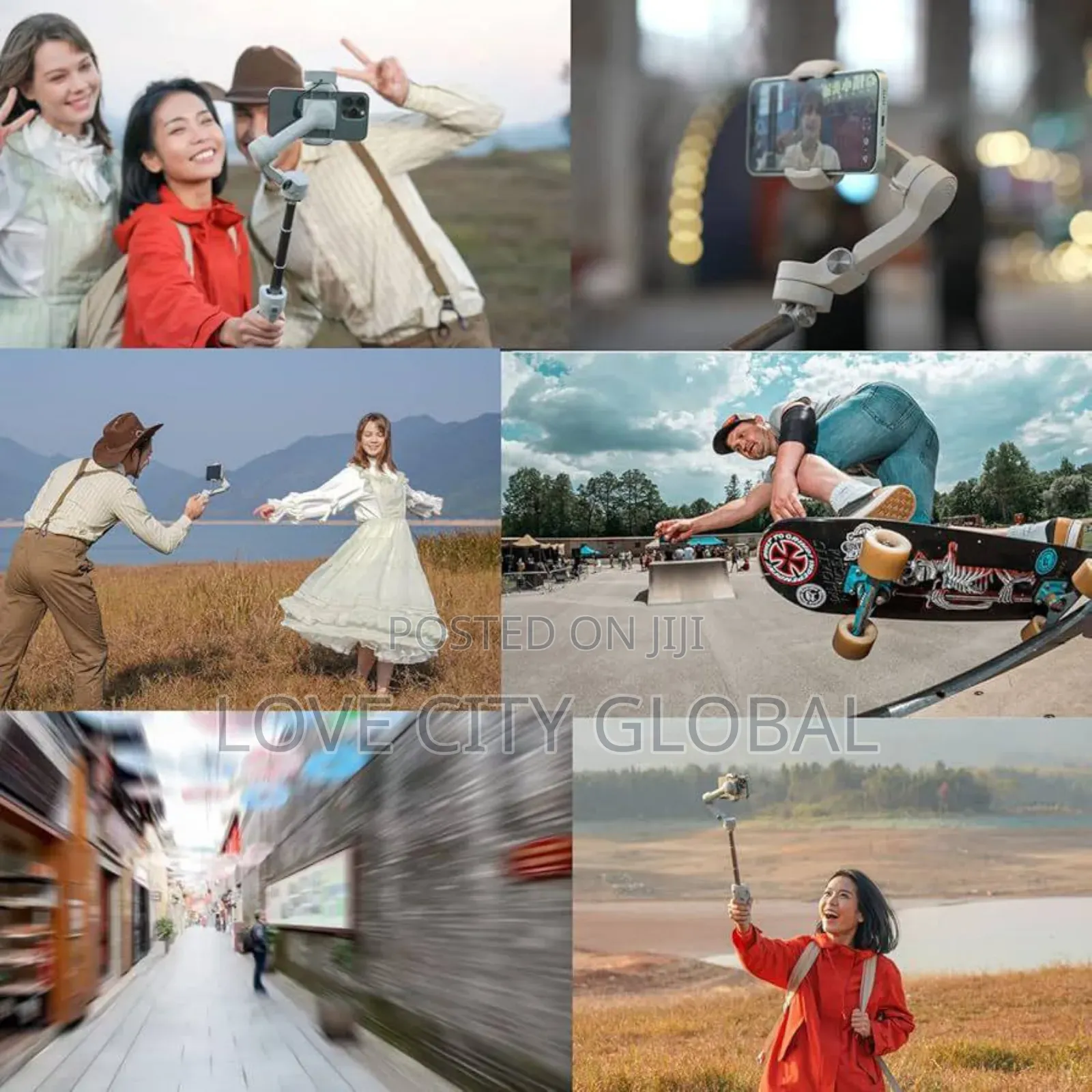 Professional Gimbal 3-Axis Phone Stabilizer Face Tracking Ap