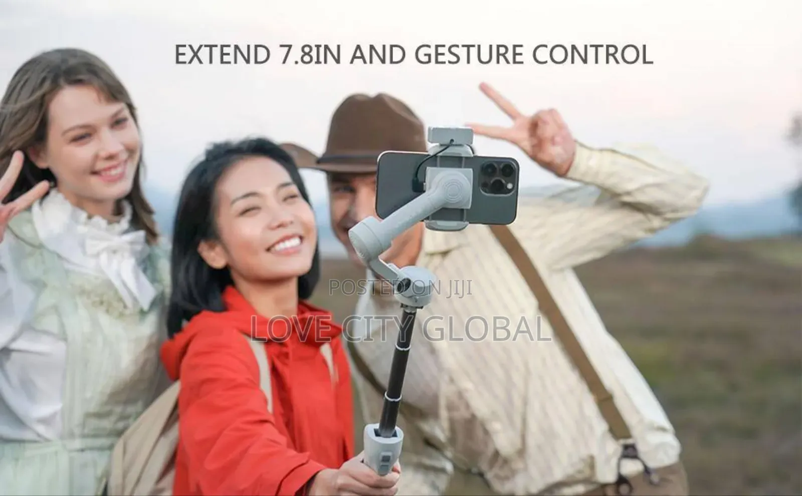 Professional Gimbal 3-Axis Phone Stabilizer Face Tracking Ap