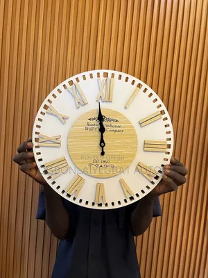 Photo - Luxury Wooden Wall Clock