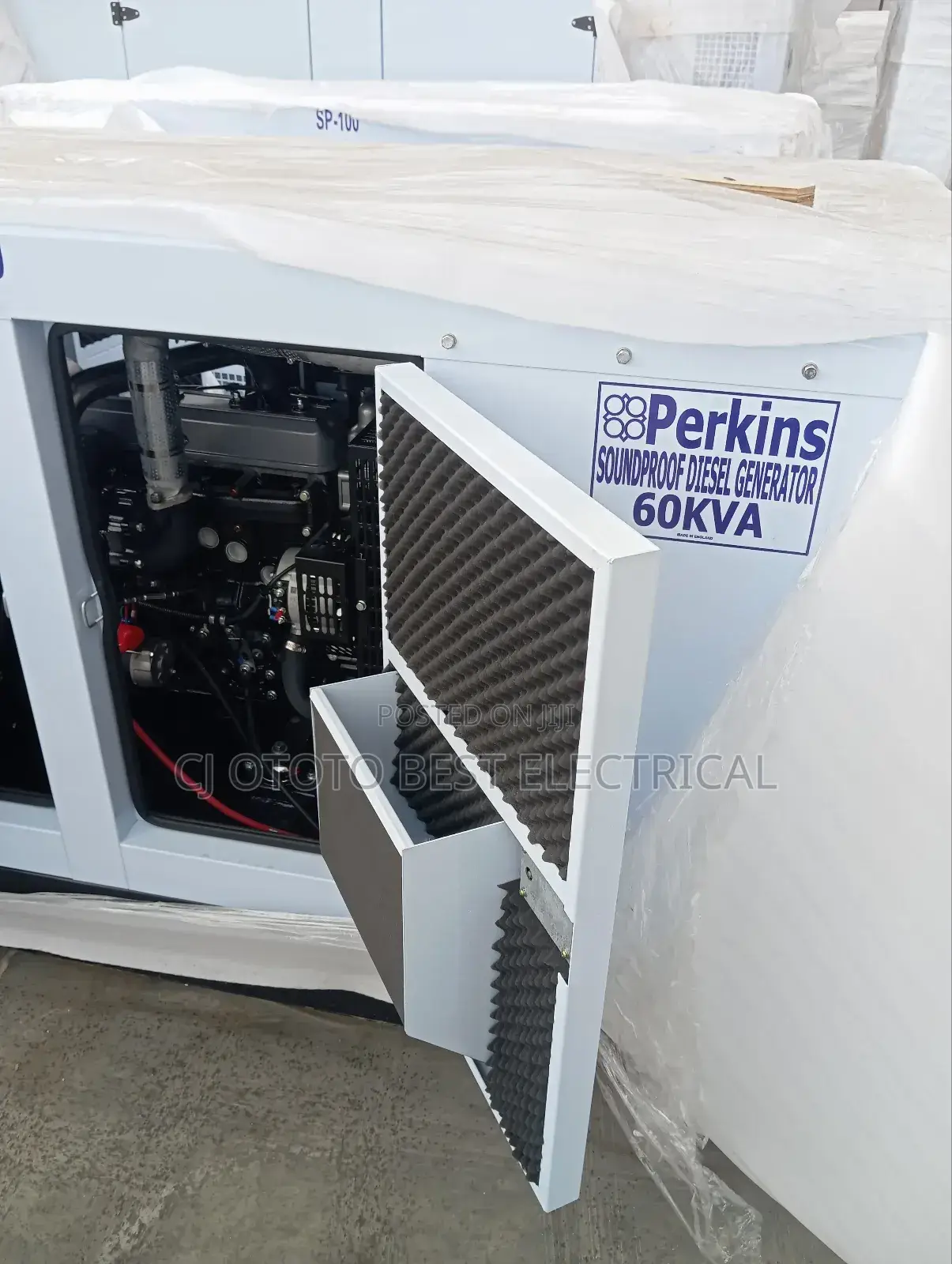 New Arrival 60kva Perkins Generator Soundproof 100%Copper