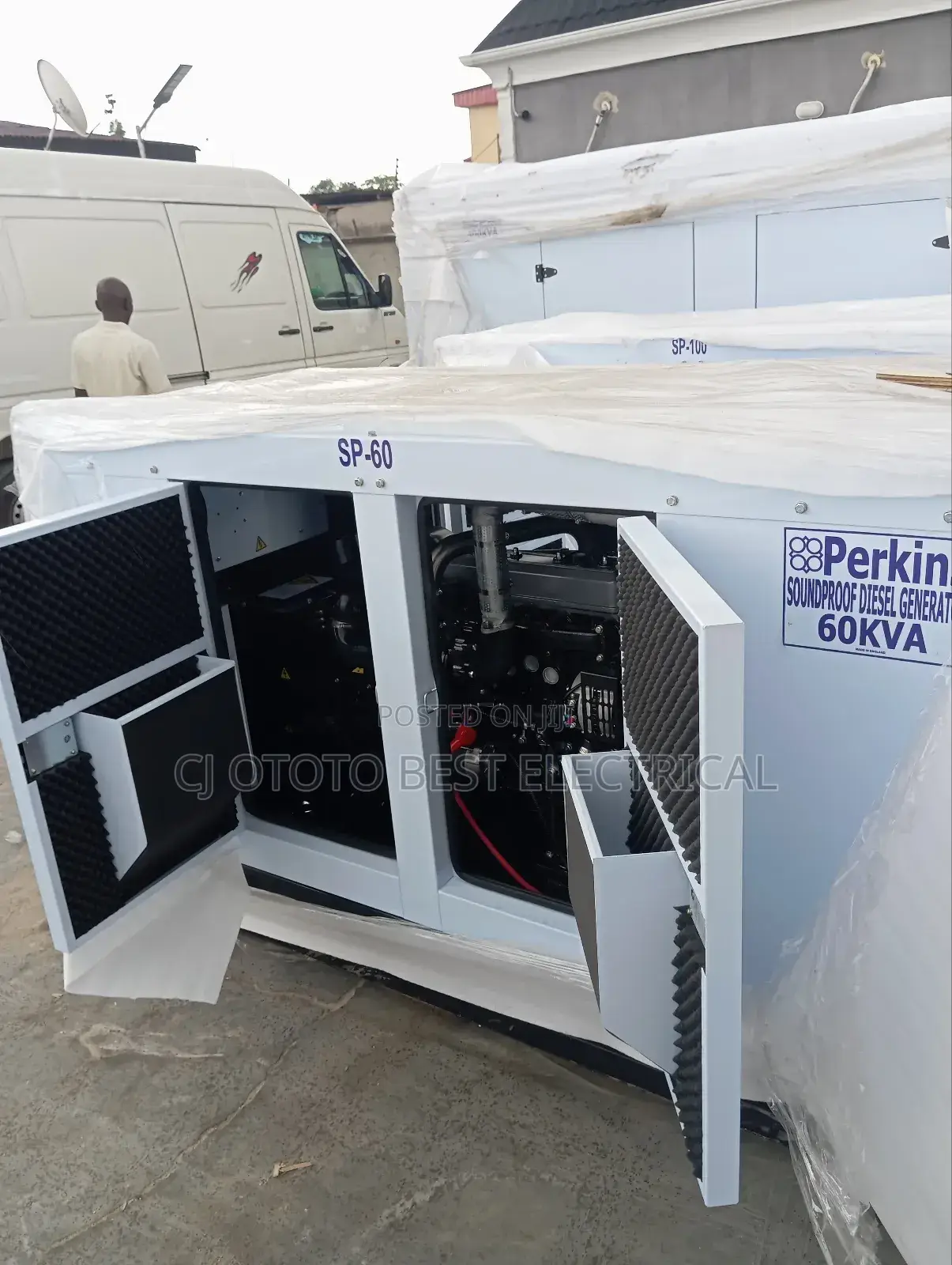 New Arrival 60kva Perkins Generator Soundproof 100%Copper