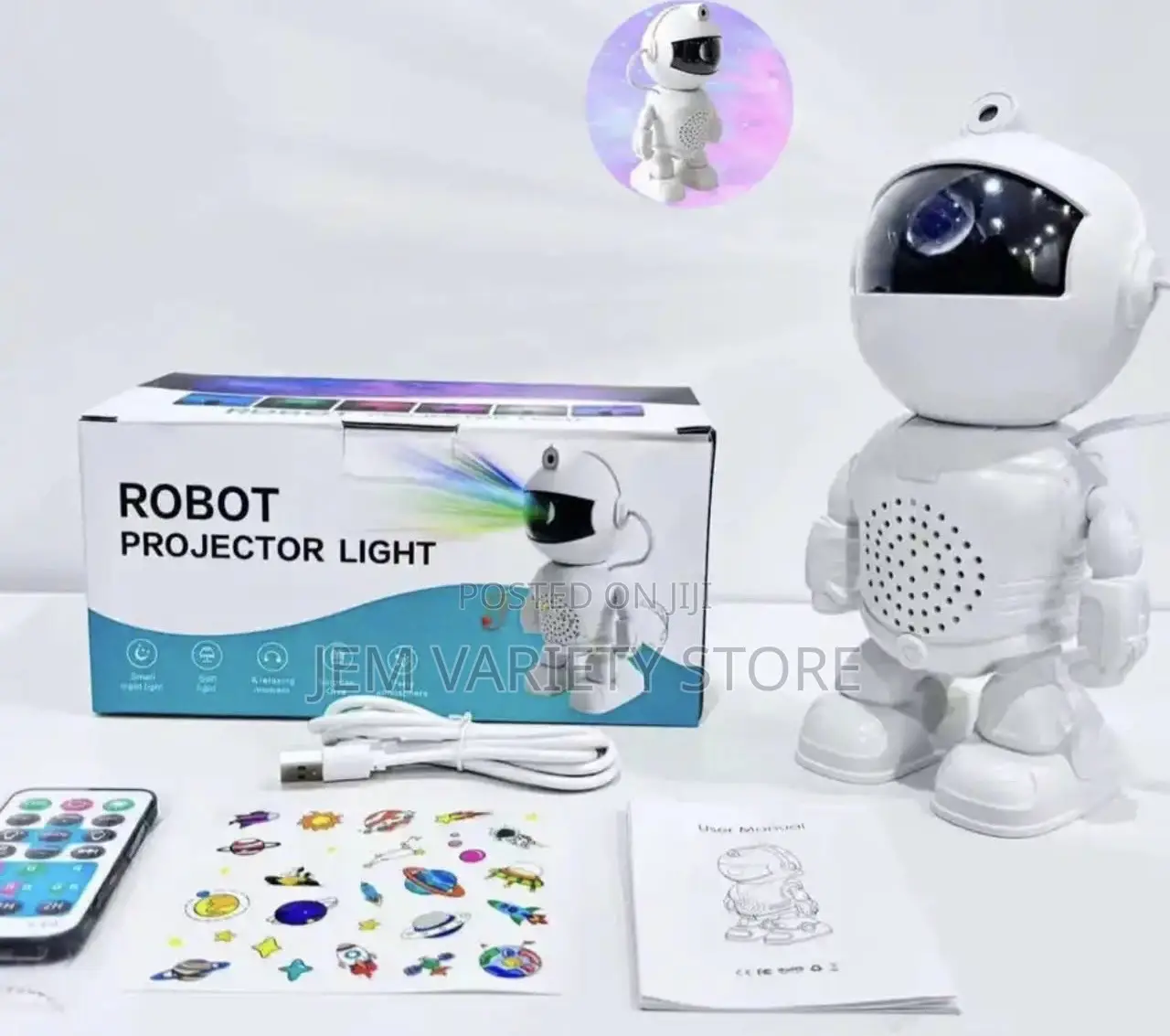 Robot Projection Light Bluetooth Speaker