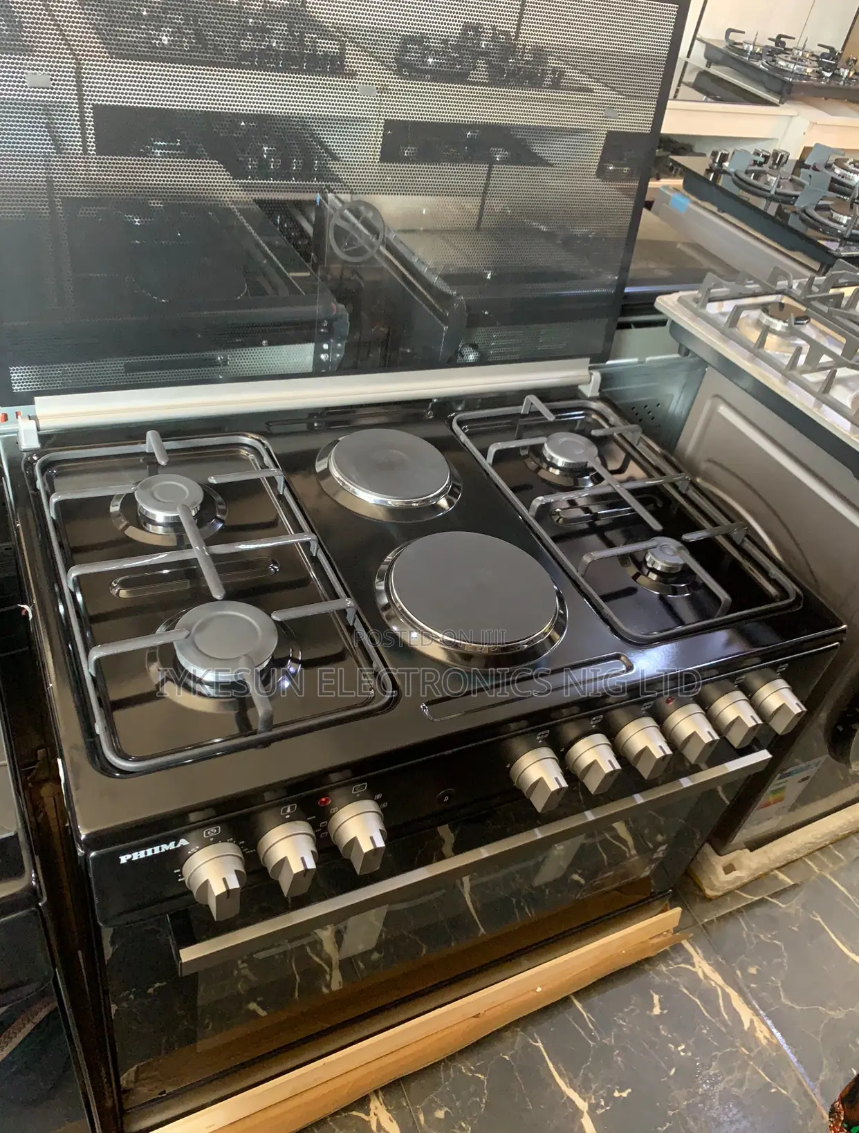 Original Quality PHIIMA Turkey Standing Gas Ele Cooker