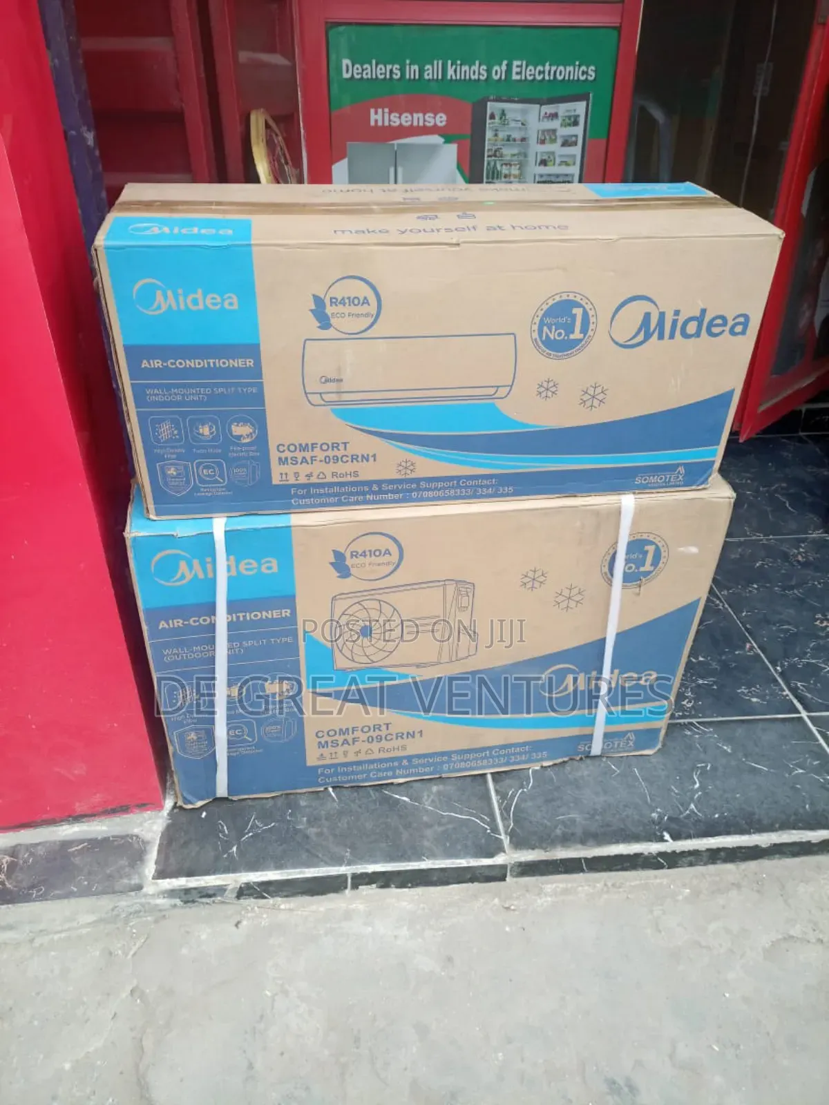 Brand New Middea 1hp Split Unit Air Condition✓100% Copper✓