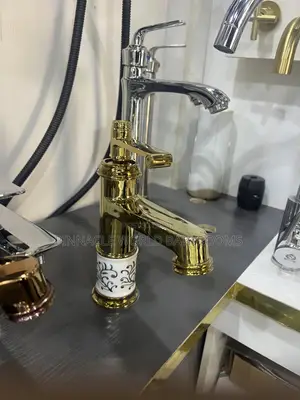 England Short Gold Royal Washing Hand Basin Mixer Tap