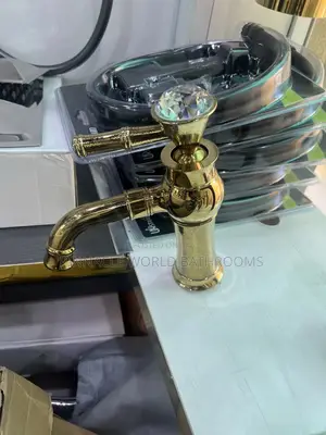 England Royal Gold Basin Mixer Tap 001