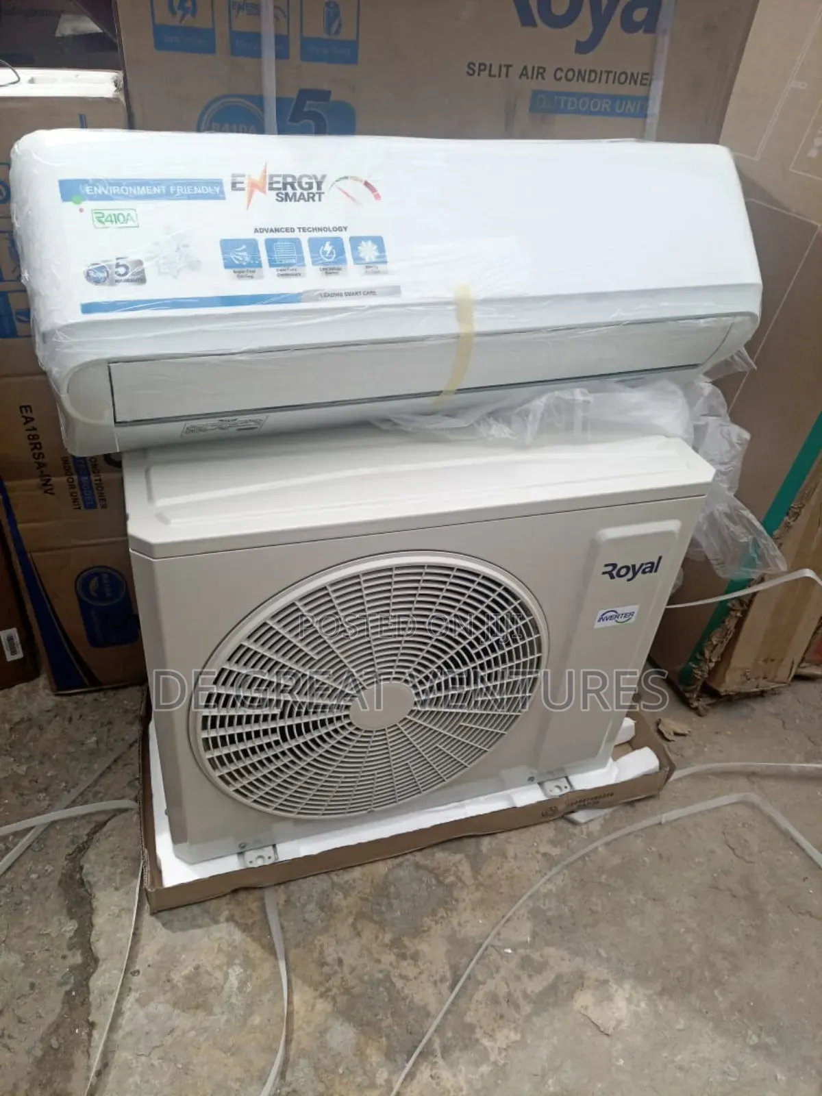 Brand New Royal 2hp Inverter Split Unit Air Conditioner