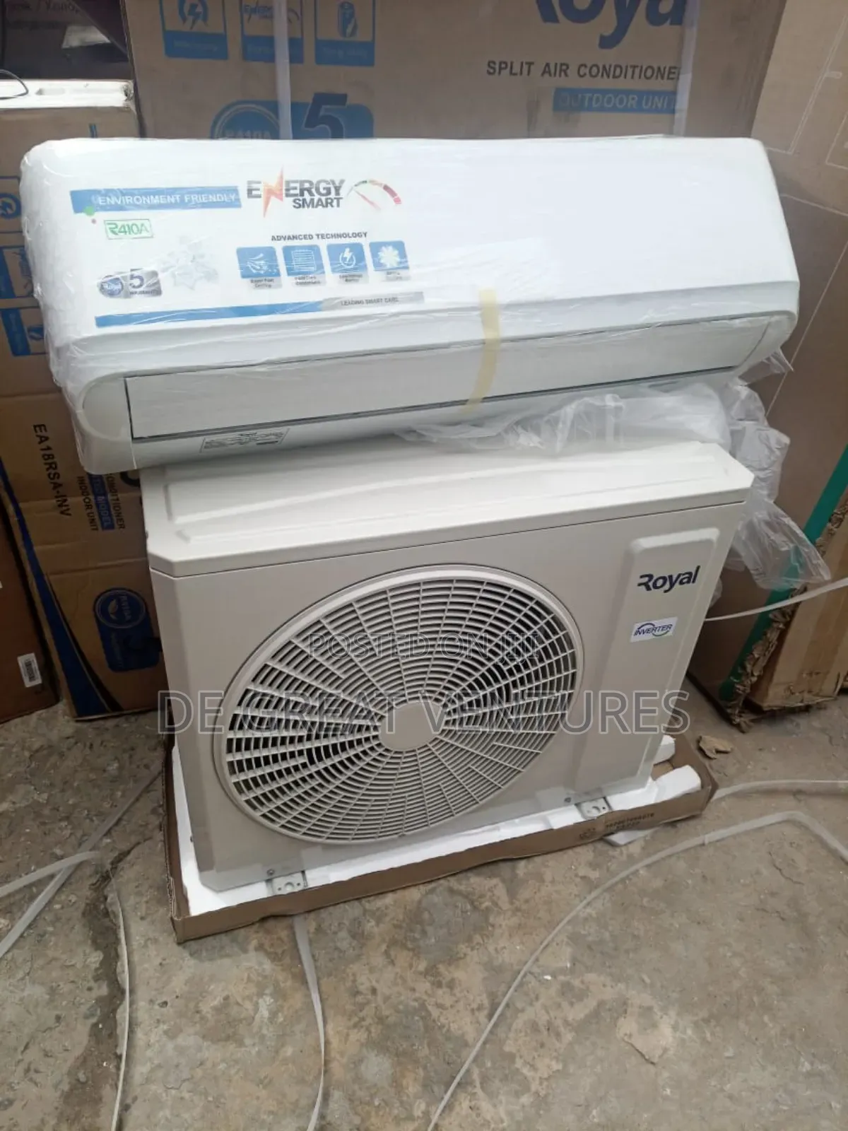 Brand New Royal 2hp Inverter Split Unit Air Conditioner
