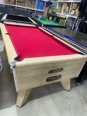Red Felt Mable Top Snooker Nigeria Made