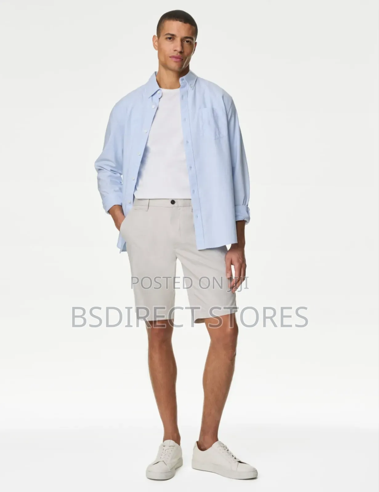 Marks and Spencer Natural Super Lightweight Stretch Chino