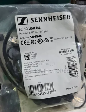 Sennheiser Usb Professional Mono Microphone Headset