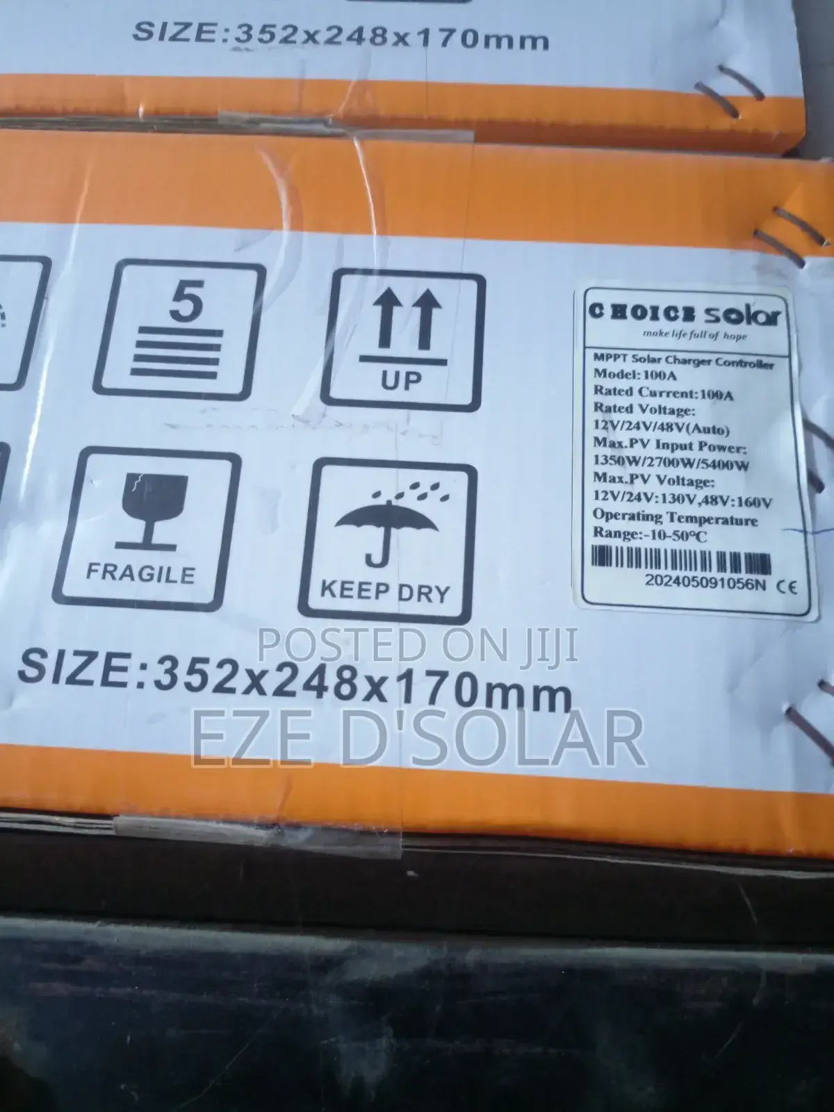 100A Choice MPPT Solar Charger Controller