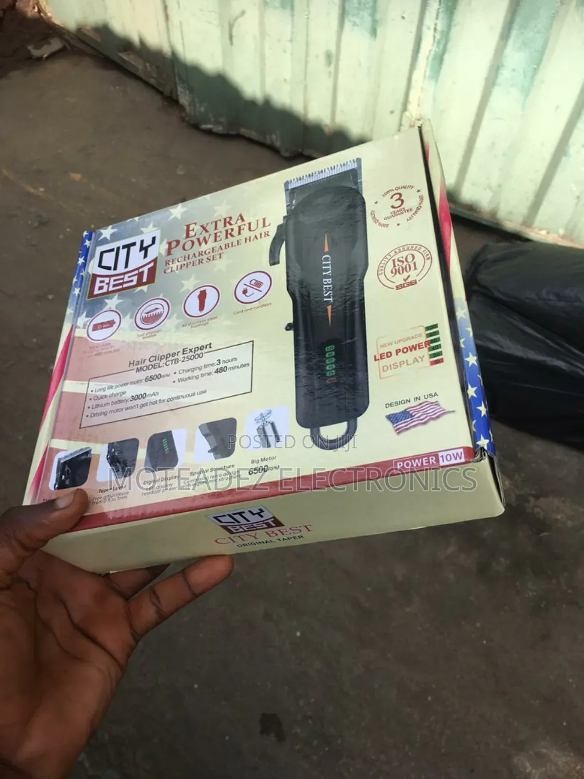 City Best Extra Powerful Professional Rechargeable Clipper