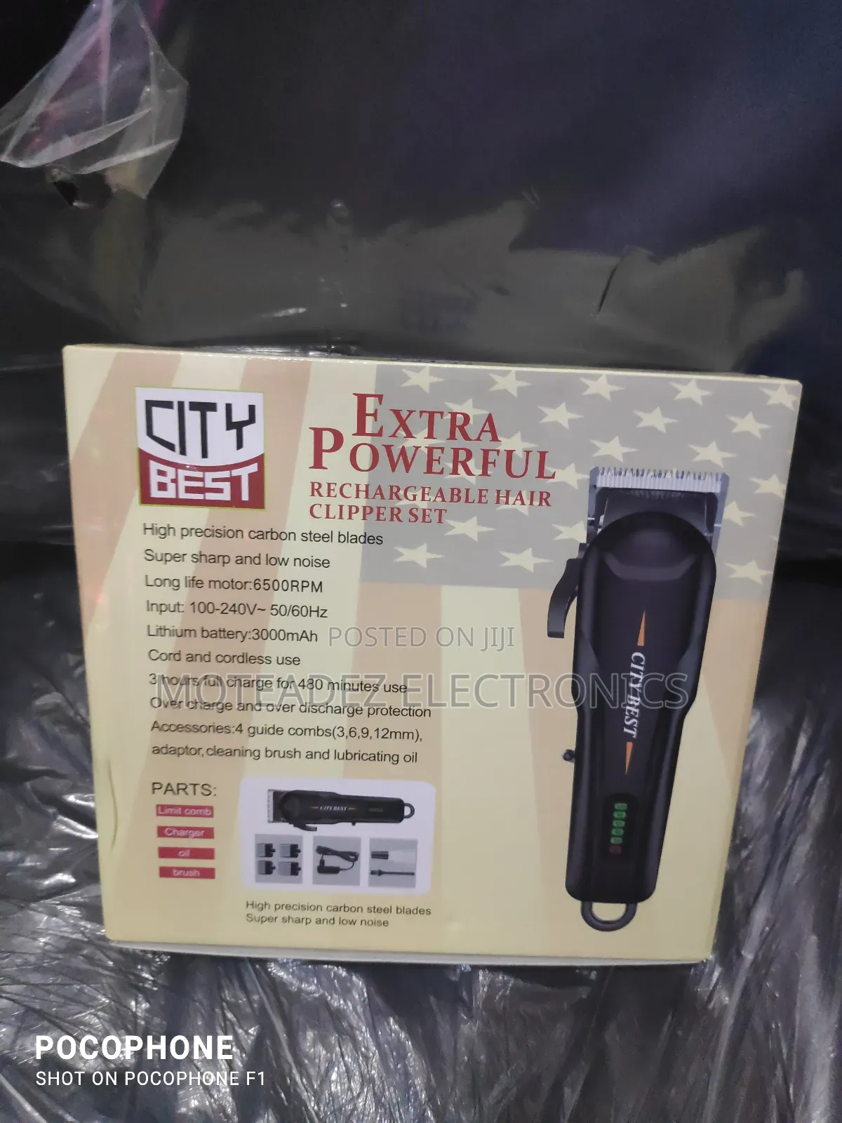 City Best Extra Powerful Professional Rechargeable Clipper