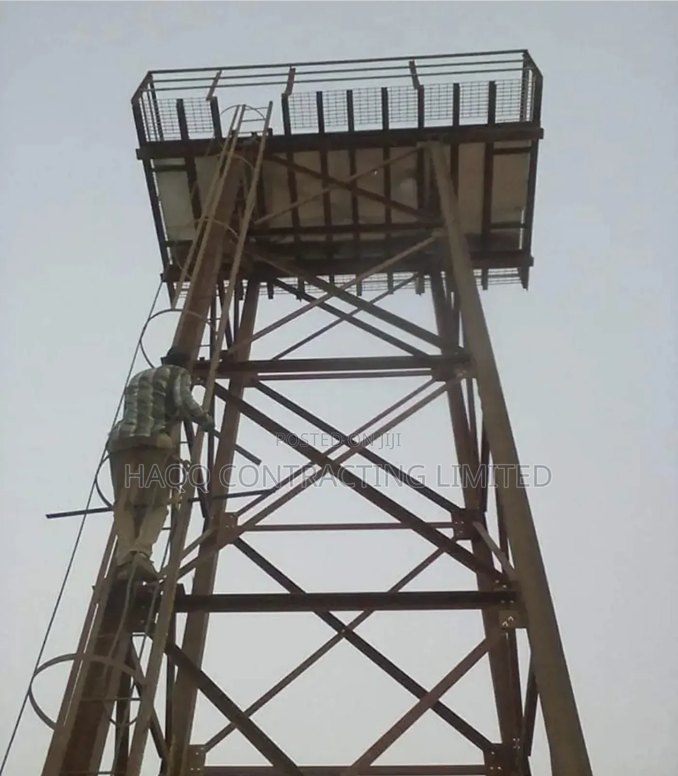 Water Gantry / Stand Fabrication With Proper Foundation