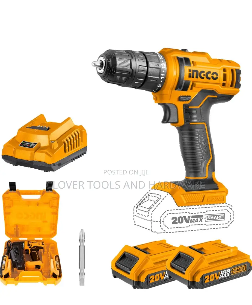 Ingco 20v Lithium-Ion Cordless Drill