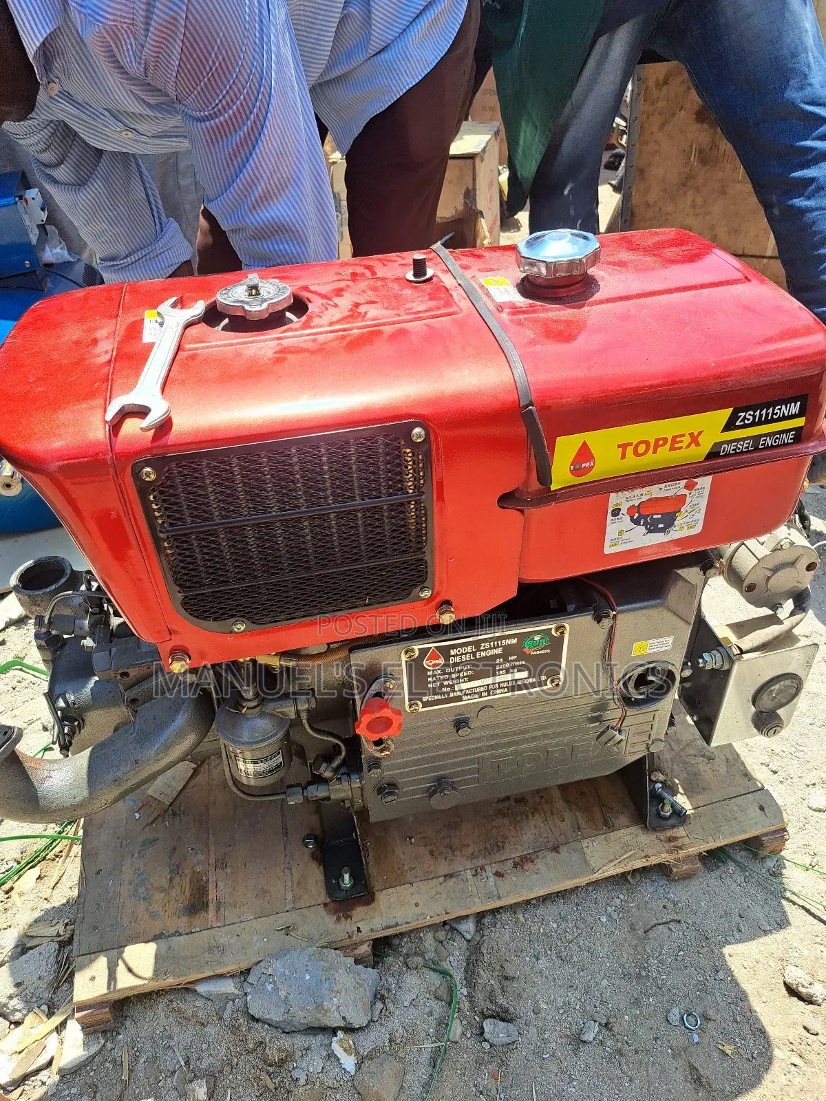 (Basic Diesel Generator 1115 Half Engine With Key Start)