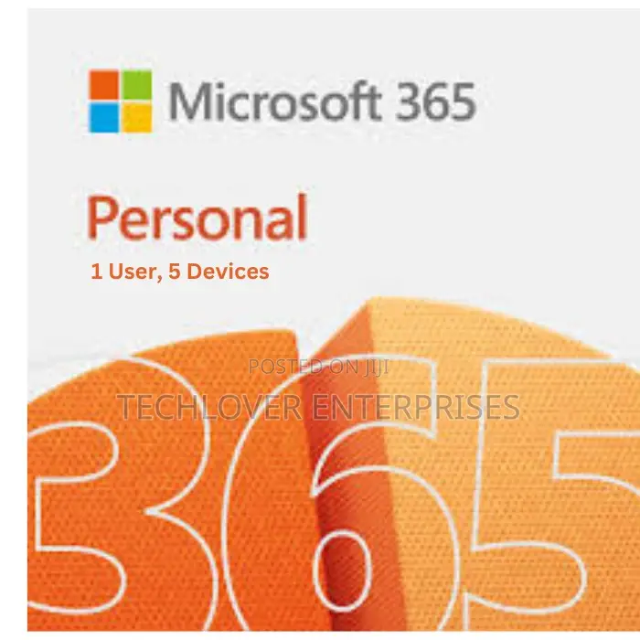 Microsoft Office 365 Personal for 1 User and 5 Devices