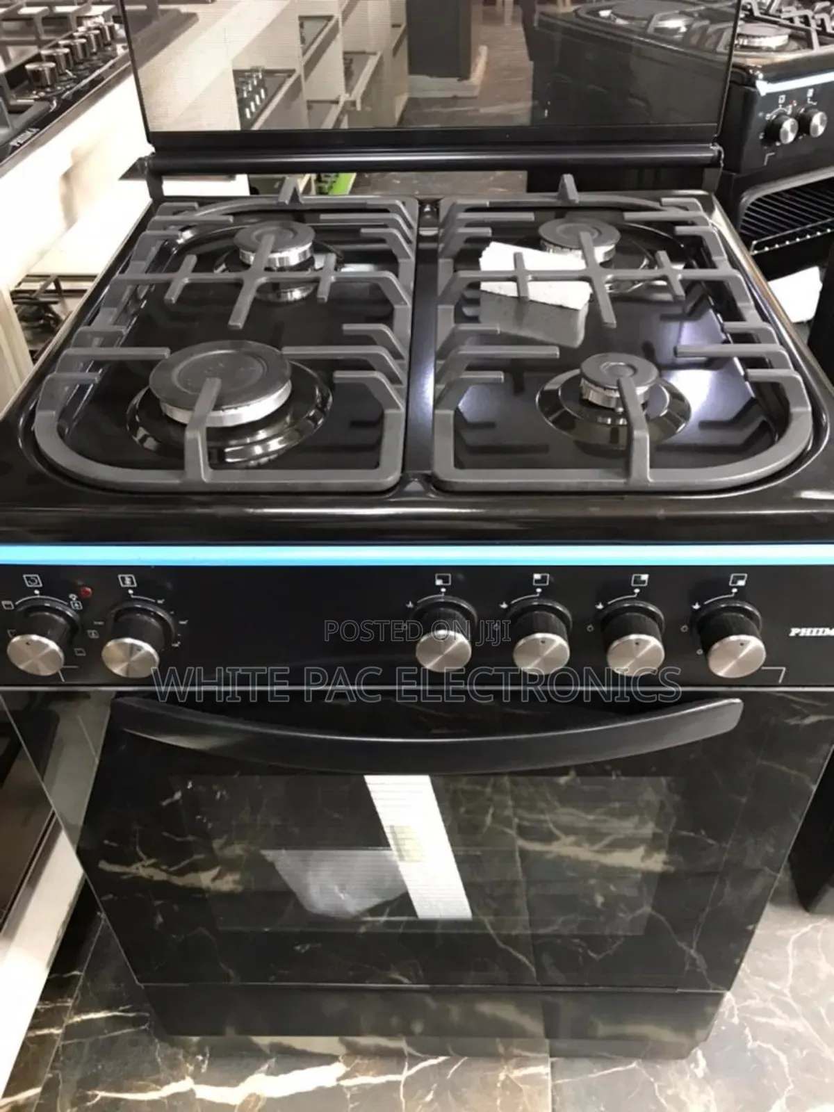 Original >Phiima Automatic 4 Gas Cooker Standing Oven>3yrs