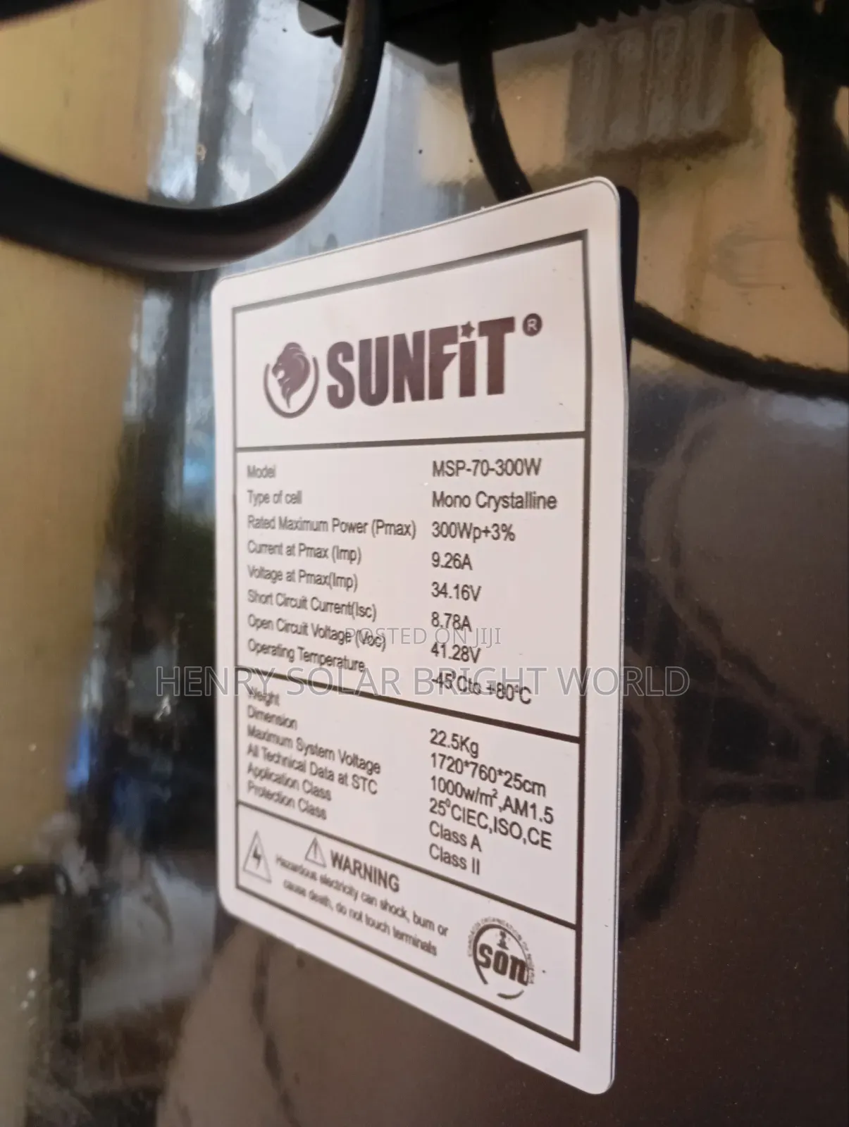 Sunfit 300w Solar Panel