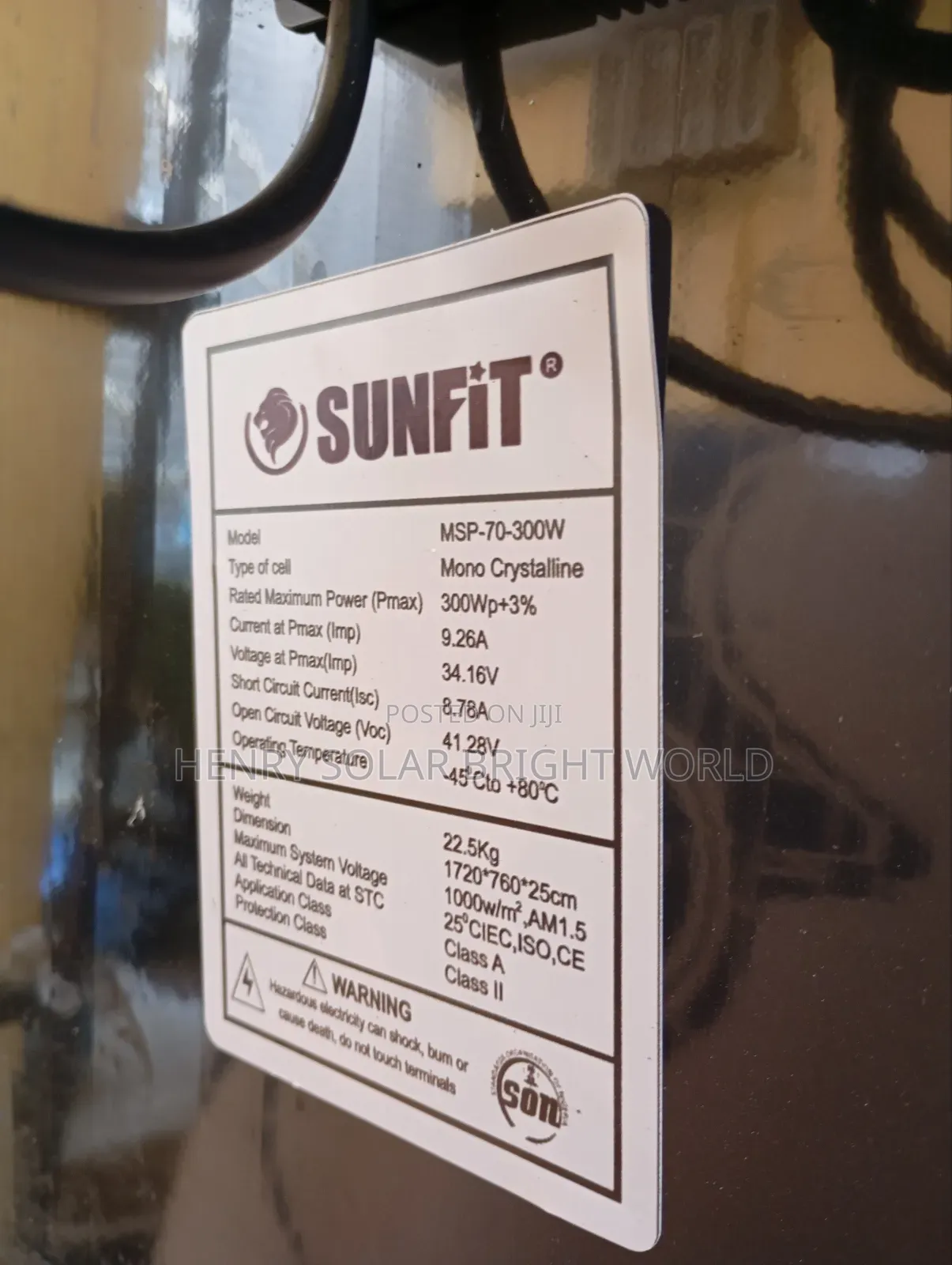 Sunfit 300w Solar Panel