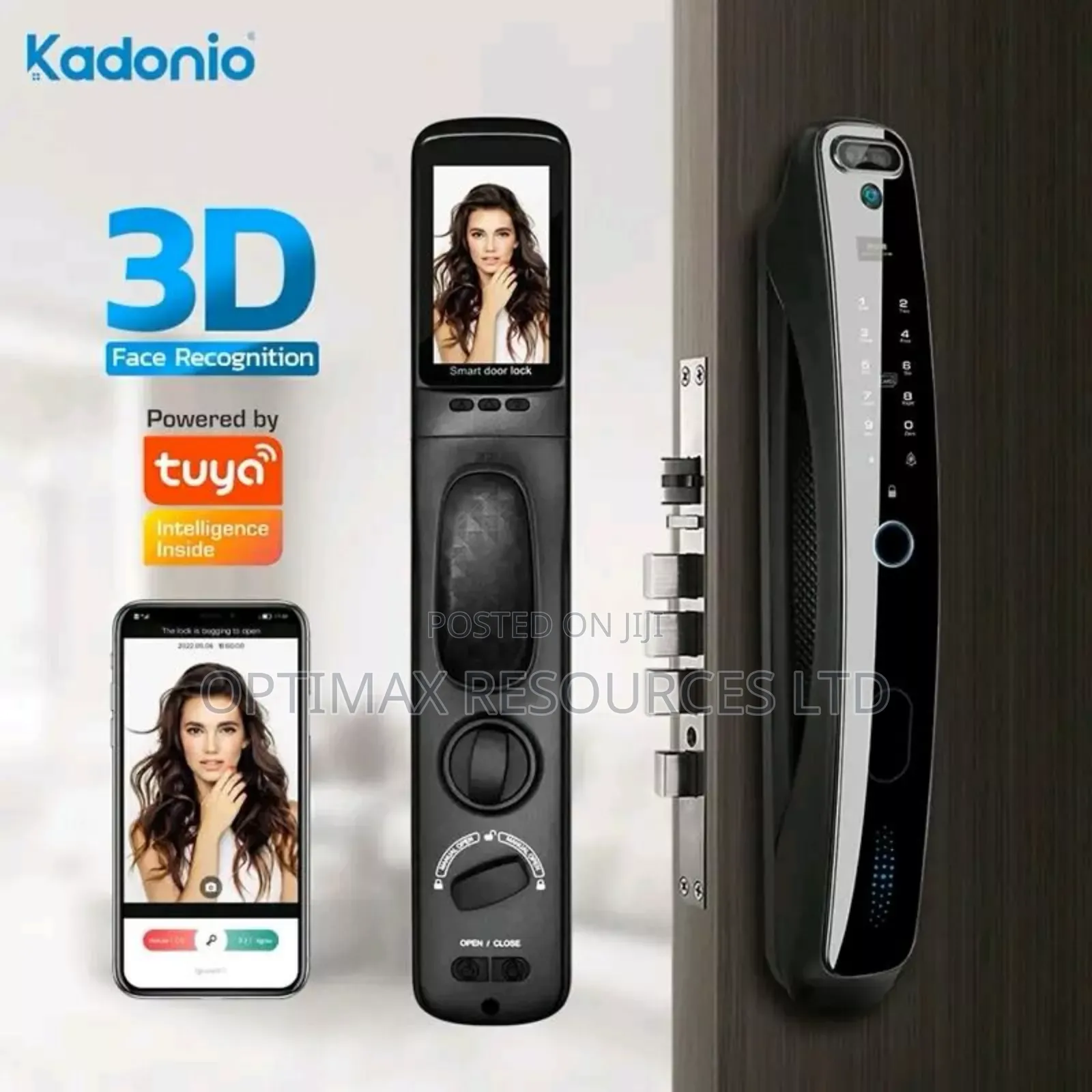 Smart Wifi Door Lock With Finger Print,