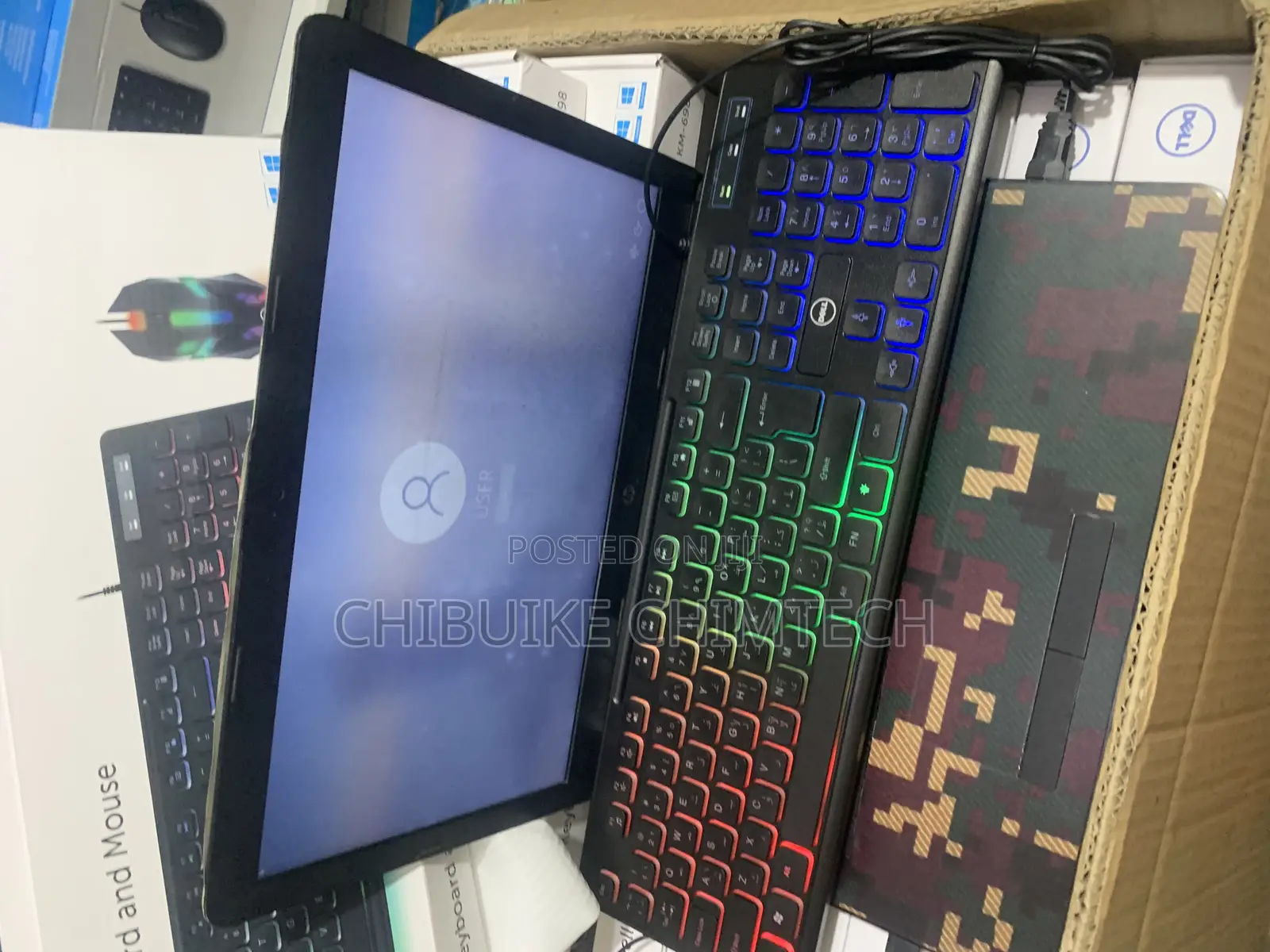 Dell Backlit Wired Keyboard and Mouse RGB