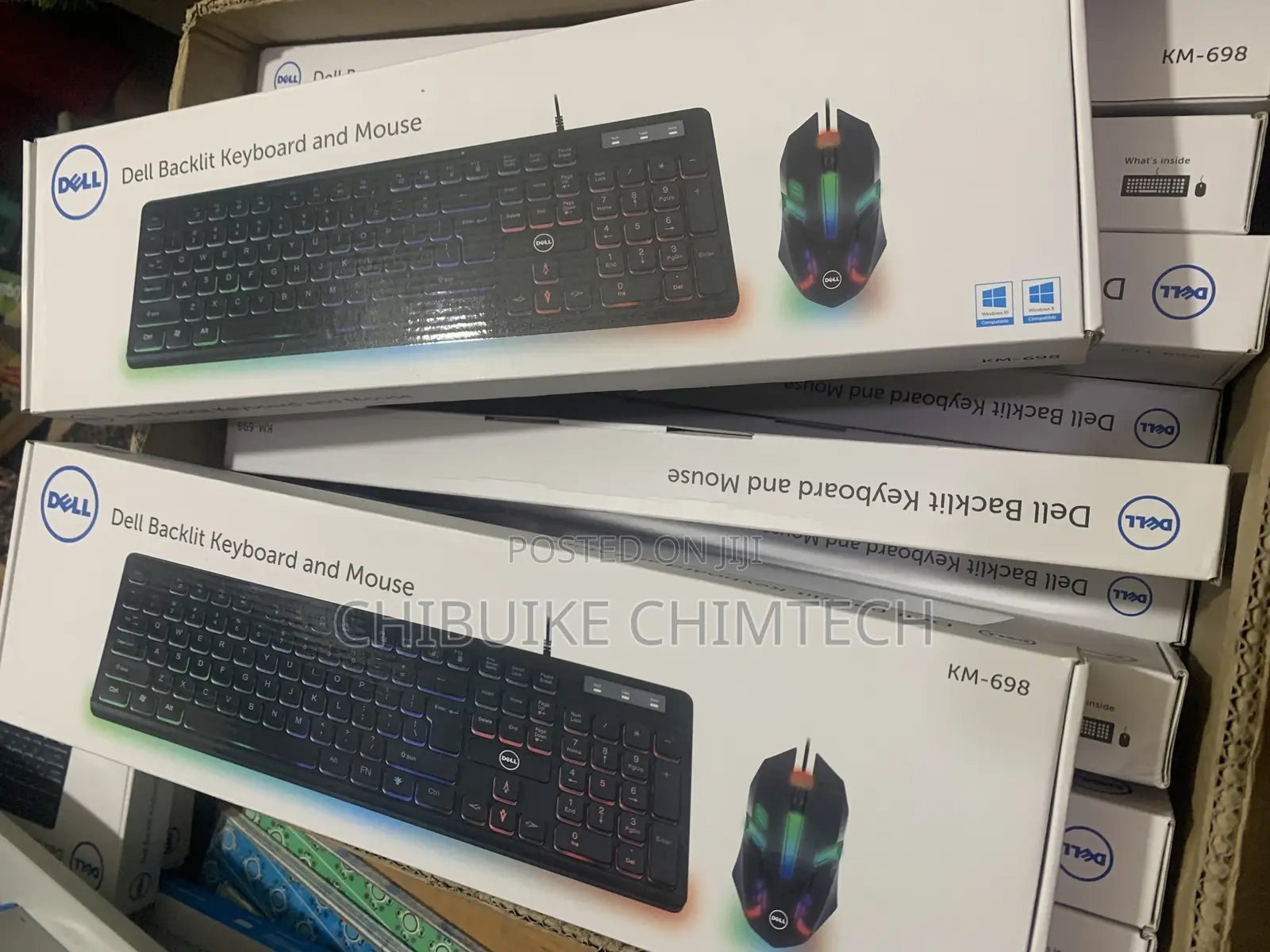 Dell Backlit Wired Keyboard and Mouse RGB
