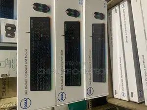 Dell Backlit Wired Keyboard and Mouse RGB