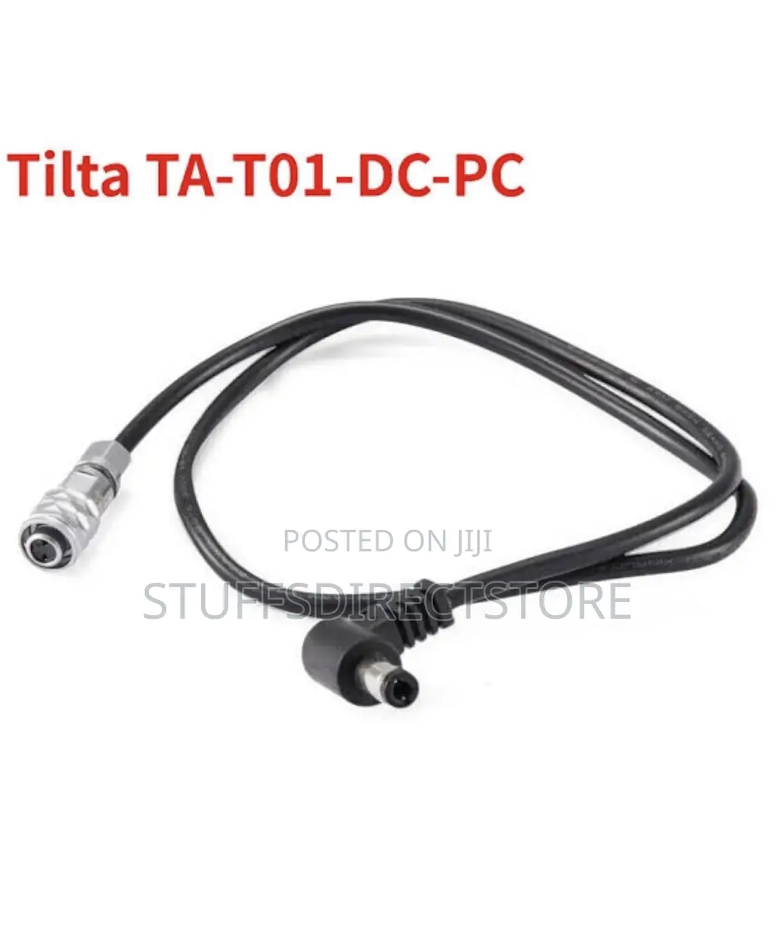 Tilta 2.5mm DC Male Barrel Power Cable for BMPCC /