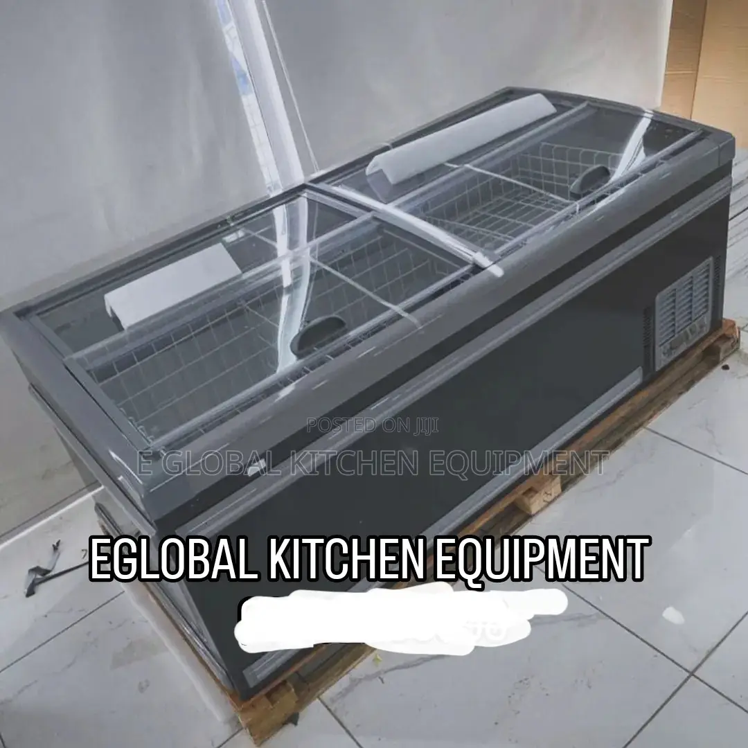 7ft Industrial Island Freezer